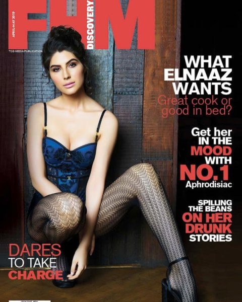 Elnaaz Norouzi on the cover of FHM India