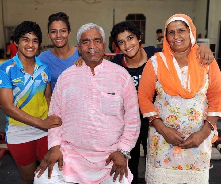 Geeta Phogat with her Family