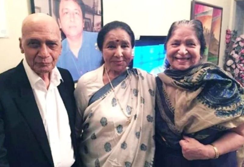 Jagjit Kaur and Khayyam with Asha Bhosle