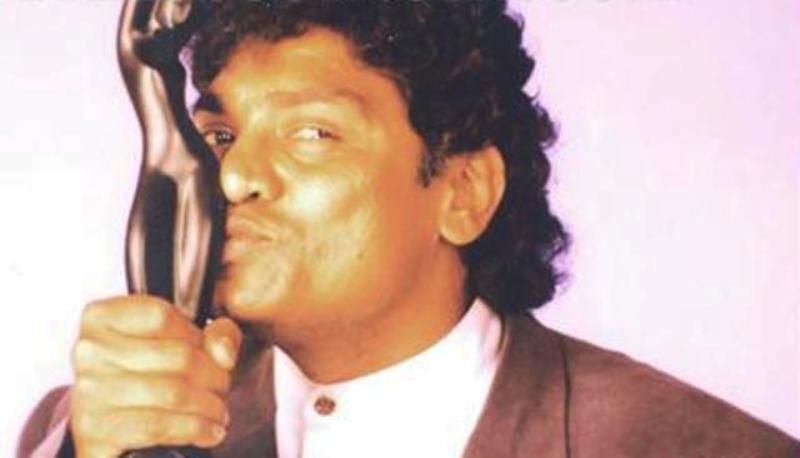 Johnny Lever With His Filmfare