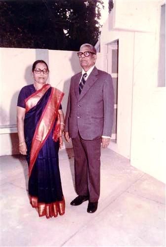 Nalini Chidambaram's parents P.S. Kailasam and Soundara Kailasam