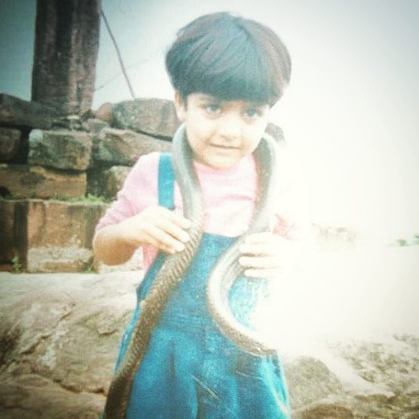 Nikita R Sharma (Star Nick) as a child