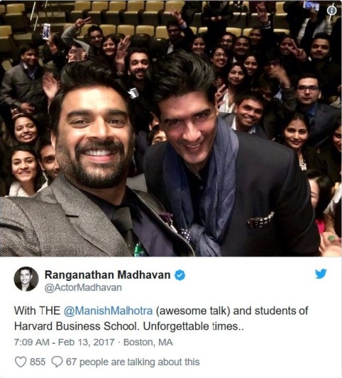R. Madhavan at Harvard University