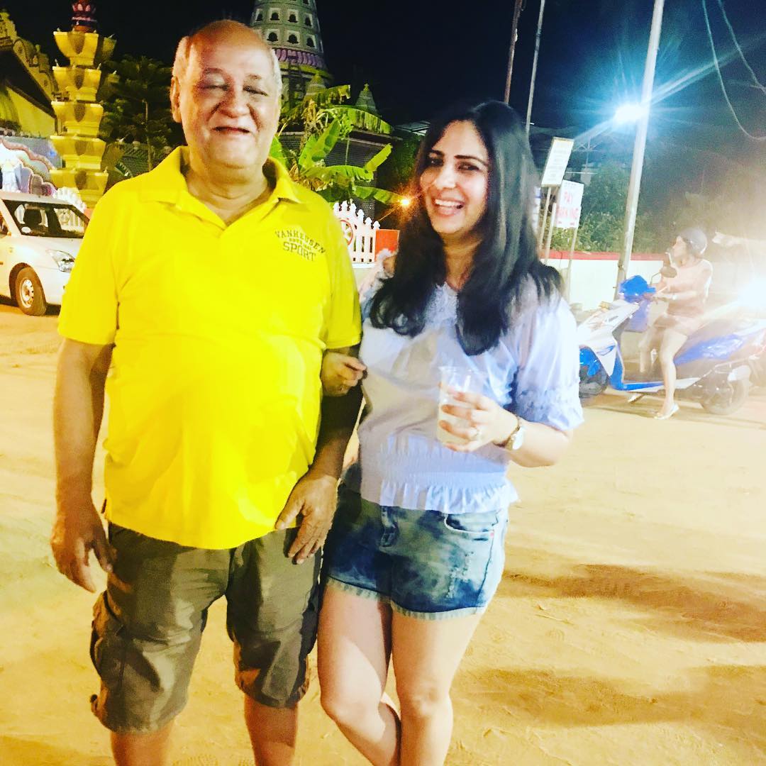 Sakshi Joshi with her father in law