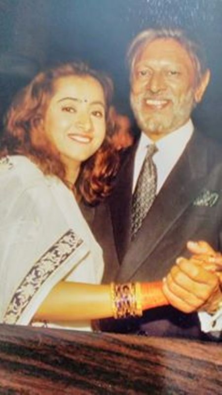 Vijay Karnik with his daughter