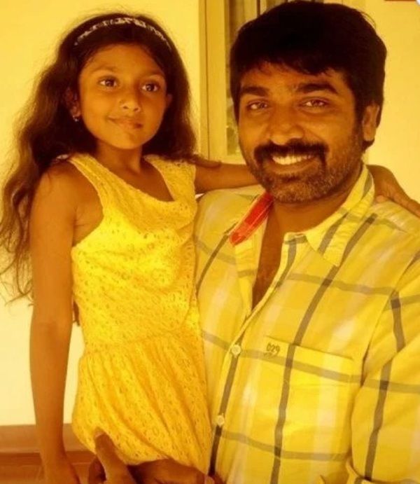 Vijay Sethupathi With his Daughter