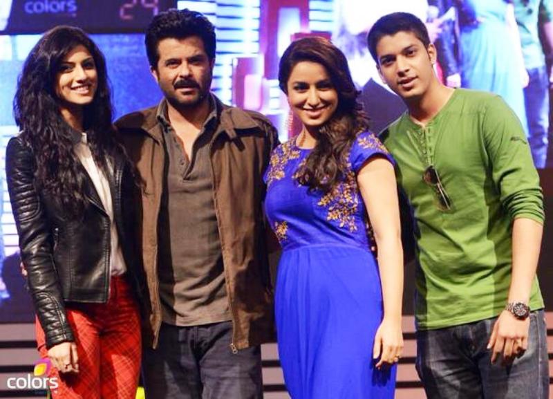 Adhish Khanna with His Co-Stars of the Serial- 24