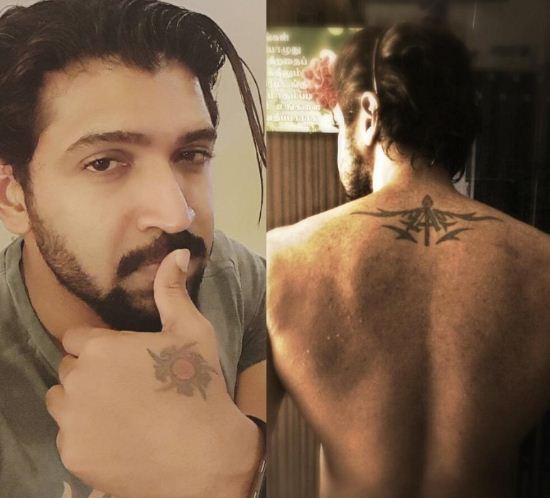 Arun Vijay's Tattoos
