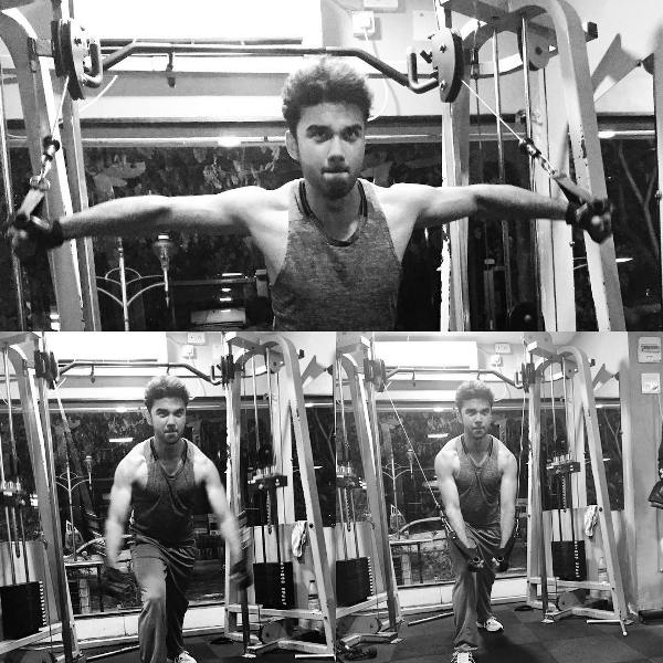 Avinash Mukherjee Working Out in Gym