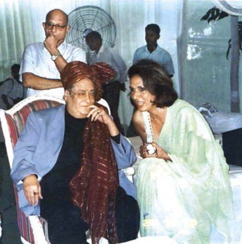 Bina Ramani with Shammi Kapoor