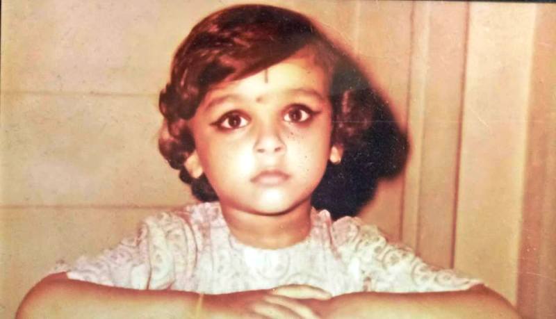 Childhood Picture of Suchitra Krishnamoorthi