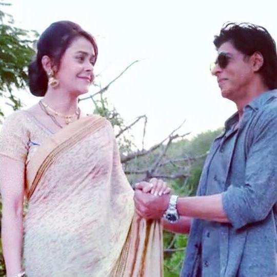 Devoleena Bhattacharjee with Shah Rukh Khan