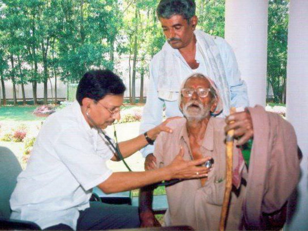 Dr. B. Ramana Rao with His Patient