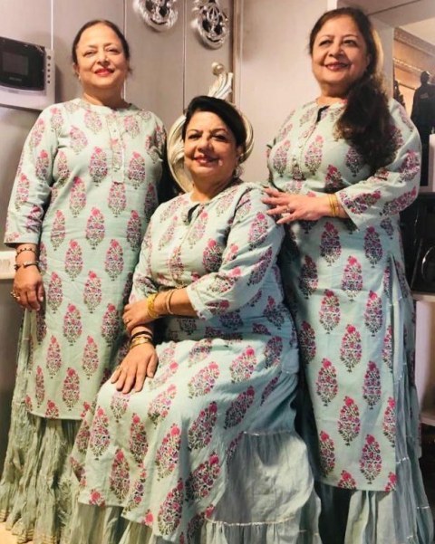 Madhu Chopra with her sisters