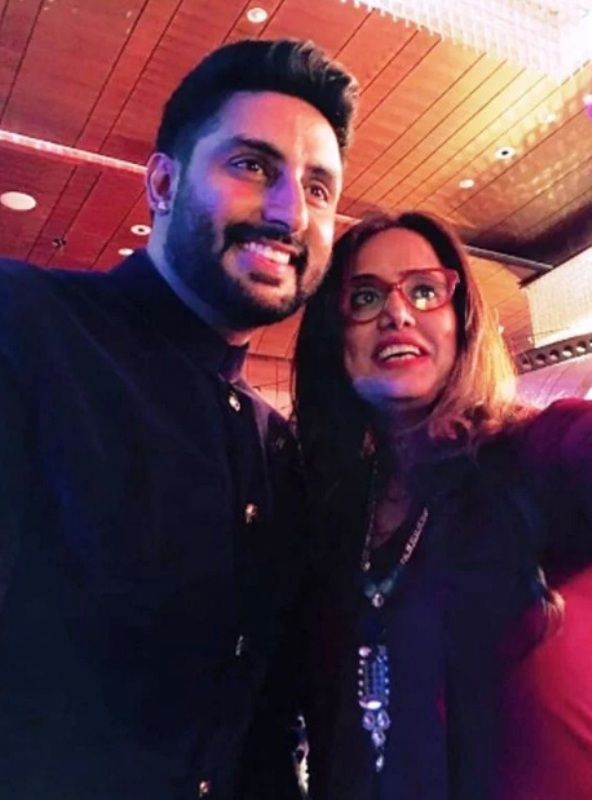Mehr Tarar with Abhishek Bachchan
