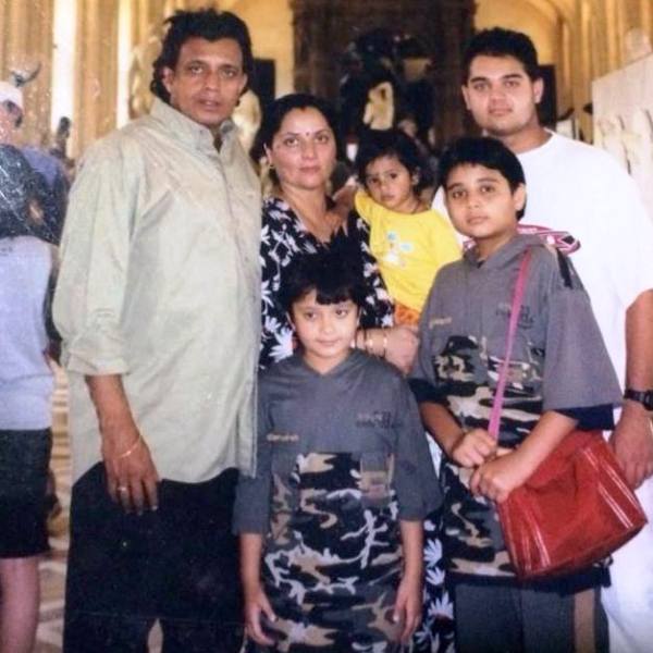 Namashi Chakraborty with His Family