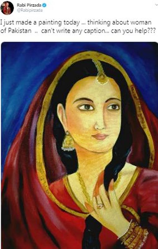 Painting Made by Rabi Pirzada