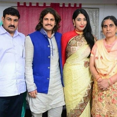 Rajat Tokas with his family