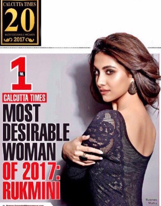 Rukmini Maitra as Calcutta Times Most Desirable Woman 2017