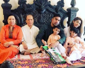 Sana Fakhar with Her Family