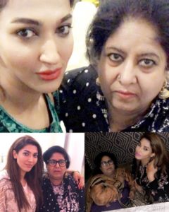 Sana Fakhar with Her Mother