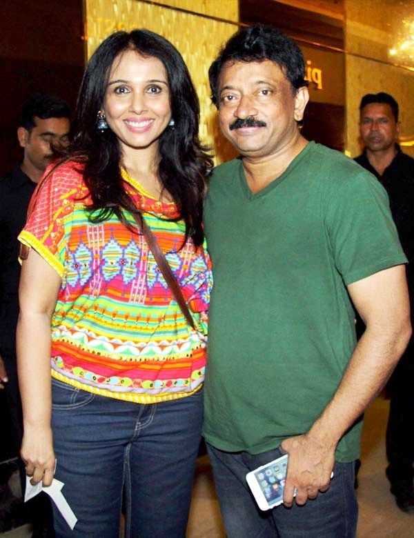 Suchitra Krishnamoorthi with Ram Gopal Varma