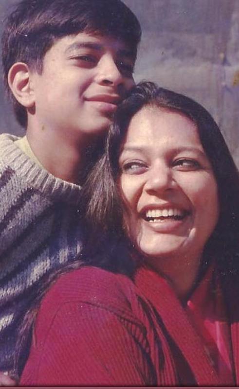 Tahir Raj Bhasin's Childhood Photo with his mother