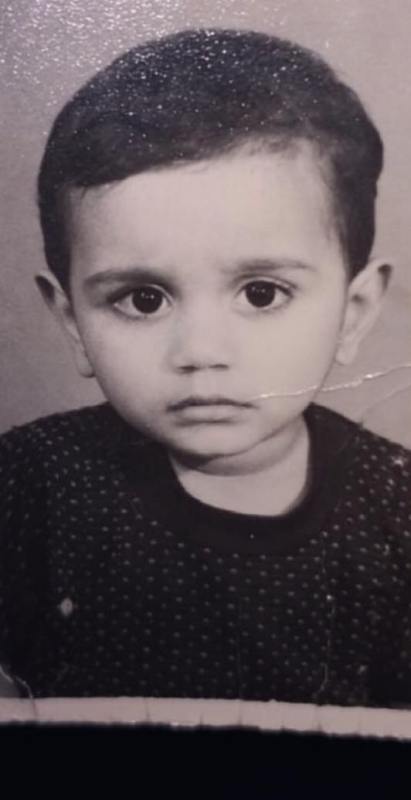 Yasser Desai as a child