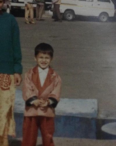 Asim Riaz's childhood picture
