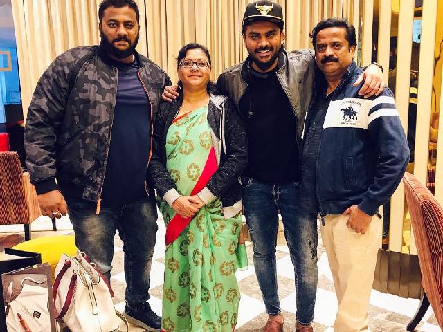 Chandan Shetty with his family
