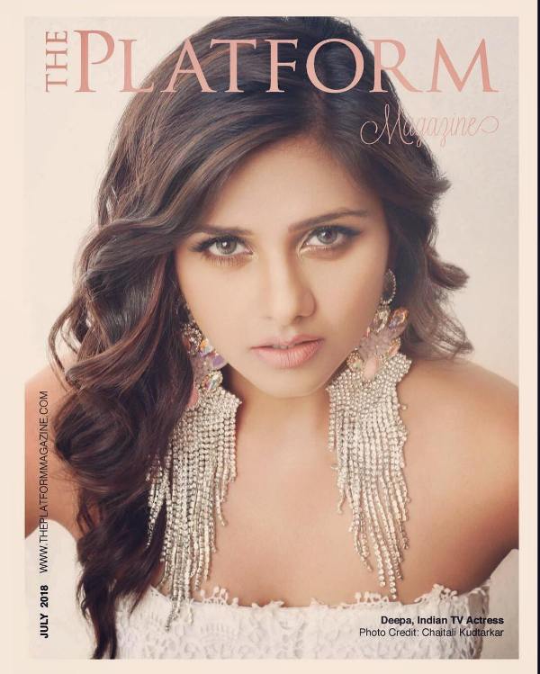 Dalljiet Kaur on the cover of The Platform magazine