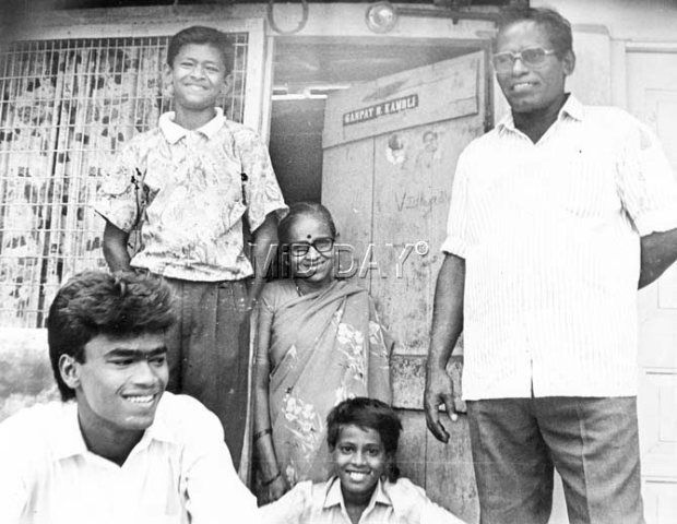 Family members of Vinod Kambli, brothers and parents