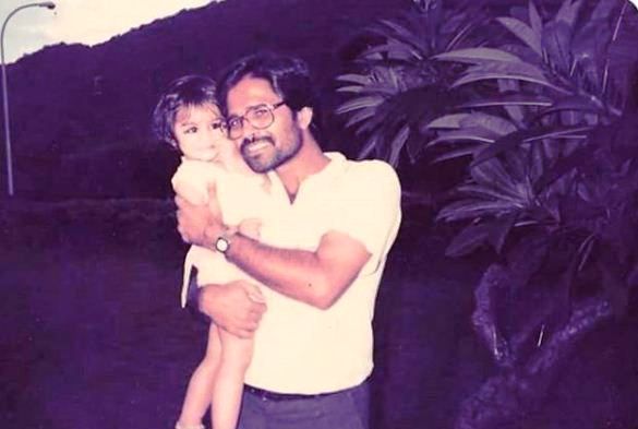 Manasi Joshi with Her Father