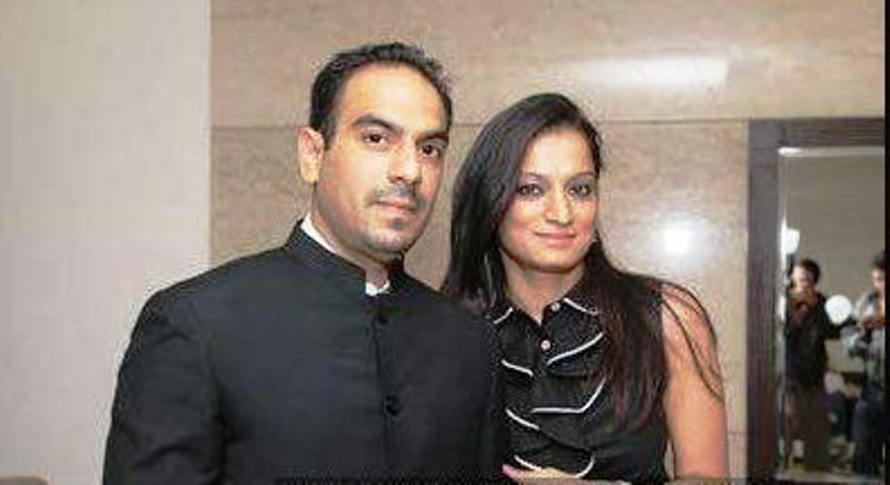 Navin Mehra with His Wife