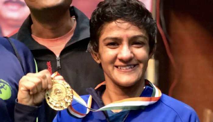 Ritu Phogat with Gold Medal