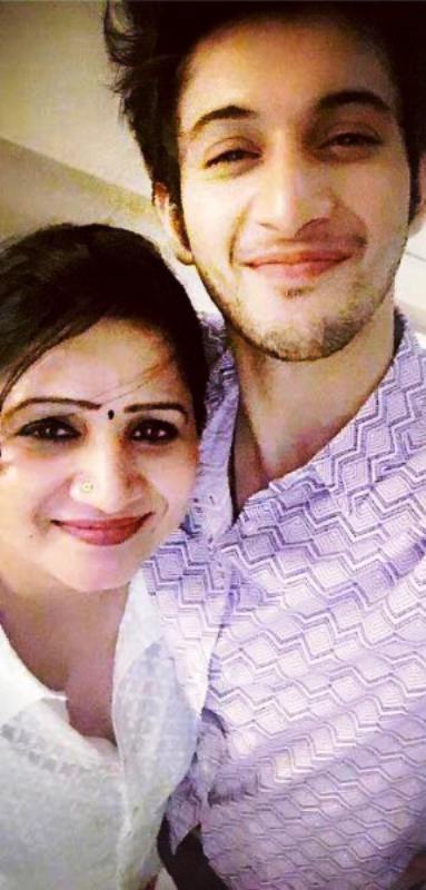 Rohit Saraf with His Mother