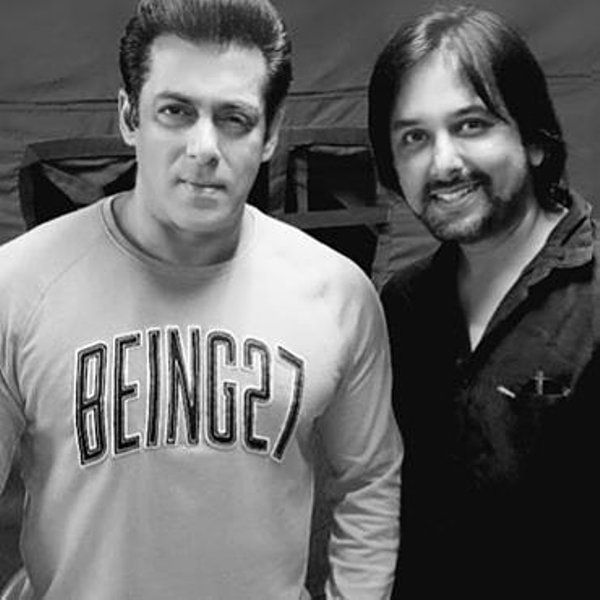 Siddharth Dey with Salman Khan
