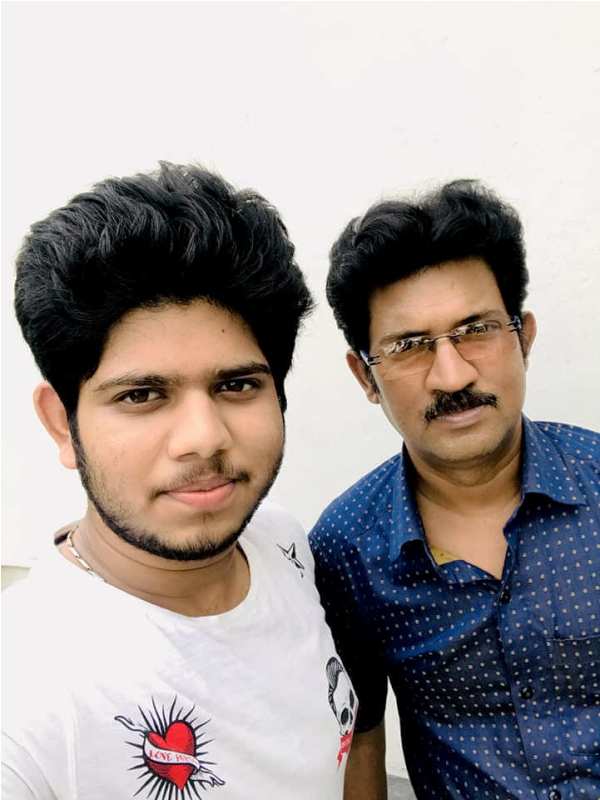 Adriz Ghosh with His Father