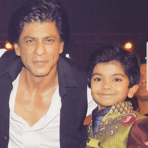 Azmat Hussain with Shah Rukh Khan