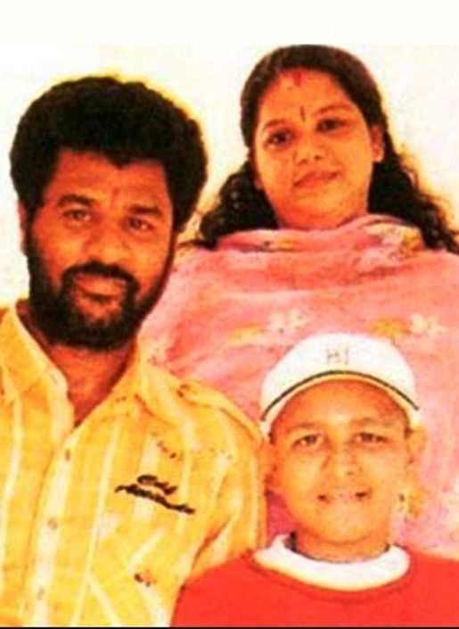Prabhu Deva with His Wife and Son- Vishal