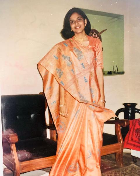 Richa Anirudh in her college days