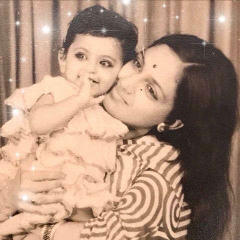 Richa Anirudh's childhood picture