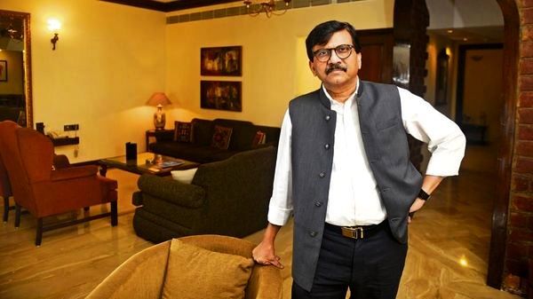 Sanjay Raut in his house