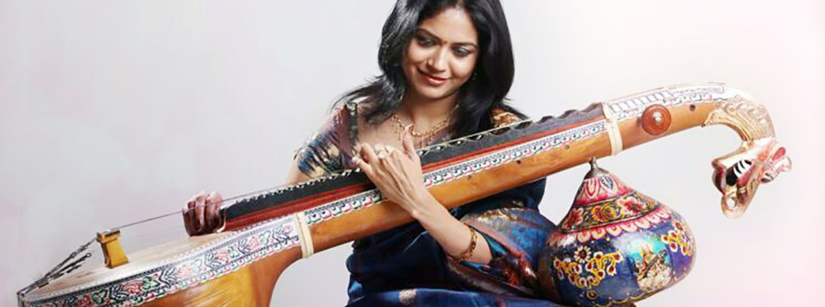 Sunitha Upadrashta playing Veena