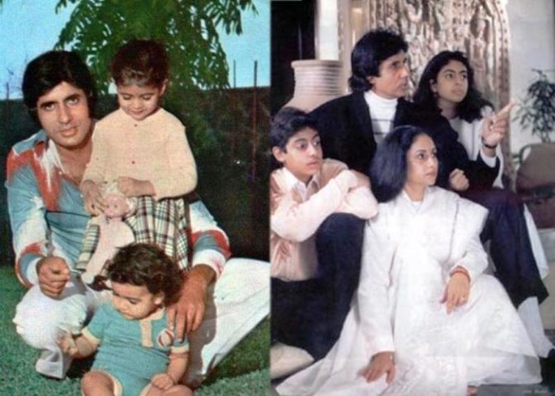 Jaya Bachchan with Her Family
