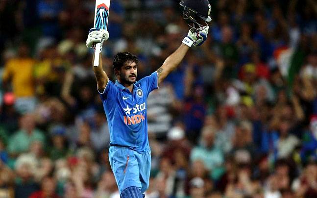 Manish Pandey playing for India