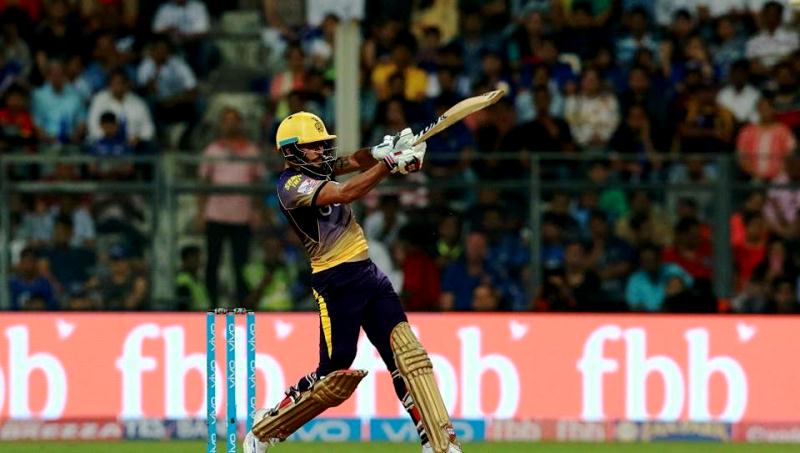 Manish Pandey playing for KKR