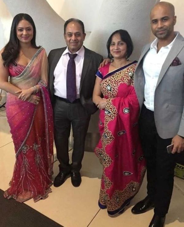 Nikesha Patel with her Family