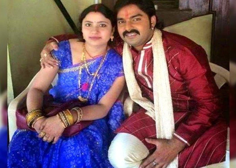 Pawan Singh with his First Wife