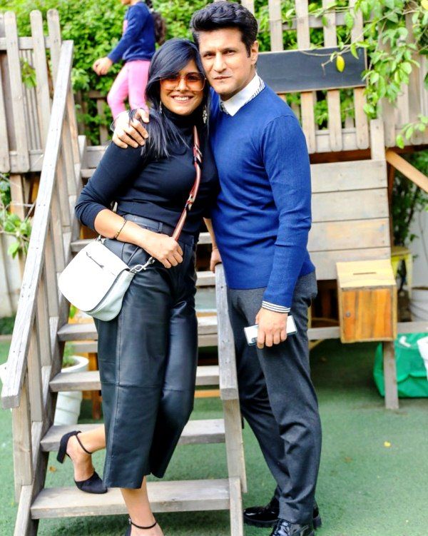 Rajiv Makhni with his wife Ruchitra Makhni